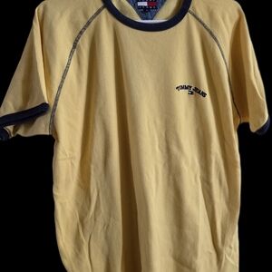 Tommy Hilfiger Yellow Short Sleeve Tee, L